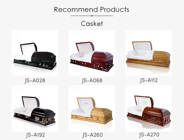 Js-Wh004 Wood Material Elegant Casket Trolleys Coffin Accessories